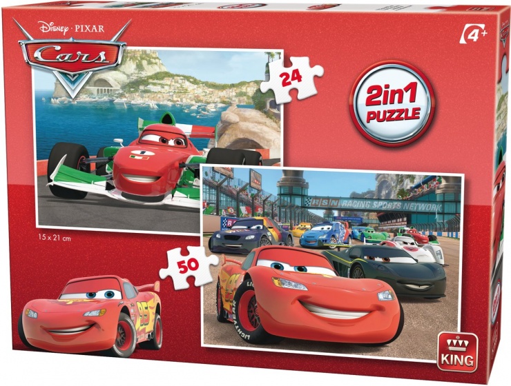 Jigsaw puzzle 2-in-1 disney cars