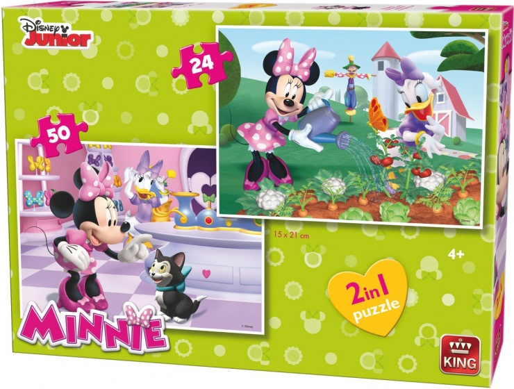 Jigsaw puzzle 2-in-1 Disney Mini Mouse Bow-Tique