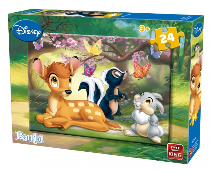 King skladačka Bambi junior 24 x 17 cm 24 dielikov