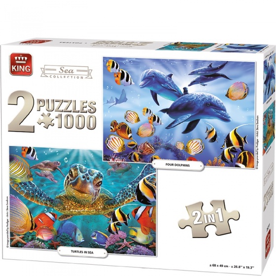 jigsaw puzzle Sea Collection 2 puzzles 1000 pieces
