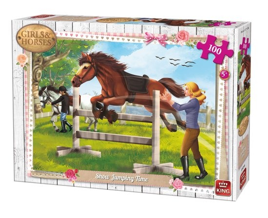 Jigsaw puzzle Show Jumping Time 100 pieces