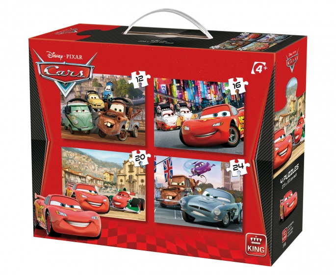 jigsaw puzzles Disney Cars II 4-in-1 case 4 pieces