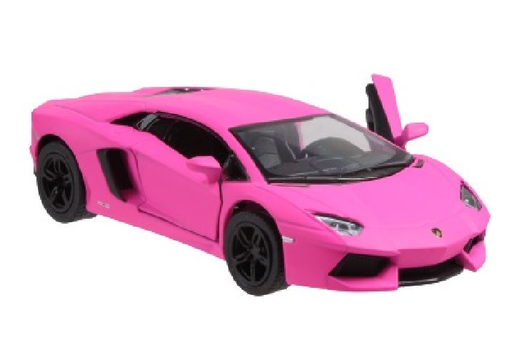 Kinsmart sportwagen lamborghini veneno 1 36 die cast roze