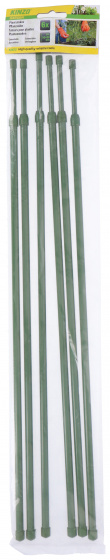 Kinzo plantenstaken verlengbaar 50 80 cm kunststof groen 6 stuks Kinzo plantenstaken verlengbaar 50 80 cm kunststof groen 6 stuks
