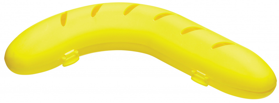 KitchenCraft banaanbox 25 x 5 x 5 cm geel
