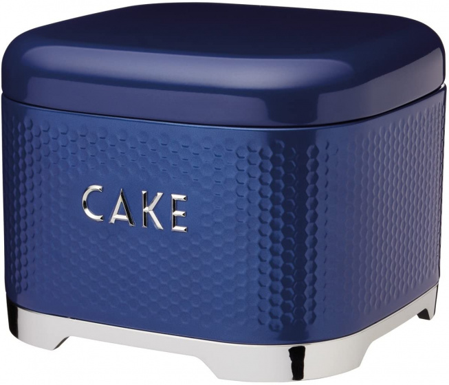 KitchenCraft tortová krabica 26 x 26 x 19 cm oceľová biela