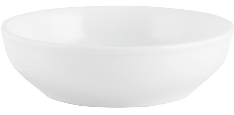 KitchenCraft miska na maslo Mikasa 12,5 x 3 cm porcelánová biela