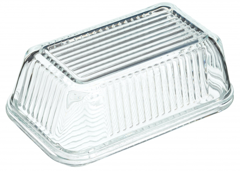 KitchenCraft miska na maslo 17 x 10 x 7 cm sklo priehľadné