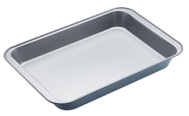 KitchenCraft braadslede 37,5 x 25,5 cm carbonstaal zilvergrijs KitchenCraft braadslede 37,5 x 25,5 cm carbonstaal zilvergrijs