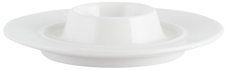 KitchenCraft Kalíšok na vajcia Mikasa 13 x 2,5 cm porcelánová biela