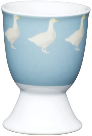 KitchenCraft hrnček na vajíčka husi 12 x 17 x 22 cm porcelánová modrá