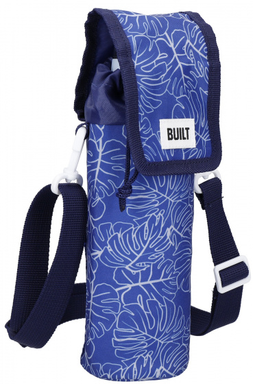 bottle bag Built New York 9 x 11 x 25 cm blue
