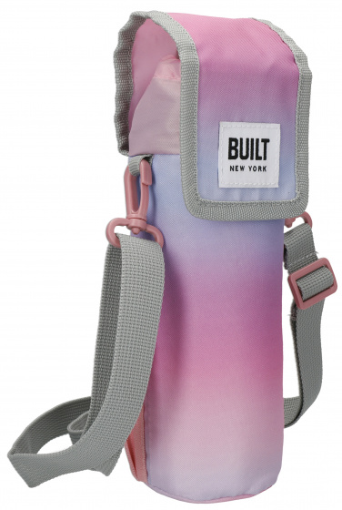 bottle bag Built New York 9 x 11 x 25 cm pink/lilac