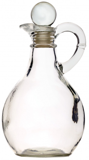KitchenCraft fľaša na olej a ocot 300 ml sklenená priehľadná