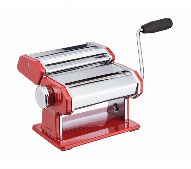 KitchenCraft strojček na cestoviny 34 x 25 cm nerez červený/strieborný 2 kusy