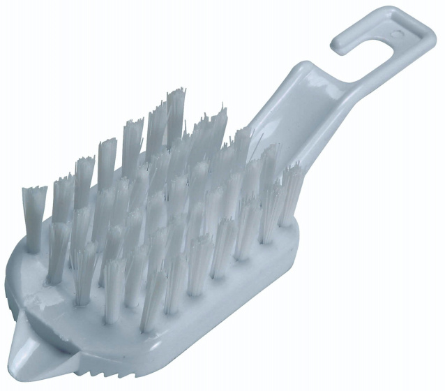 KitchenCraft kefa na čistenie rastlín 15 x 6 cm biela