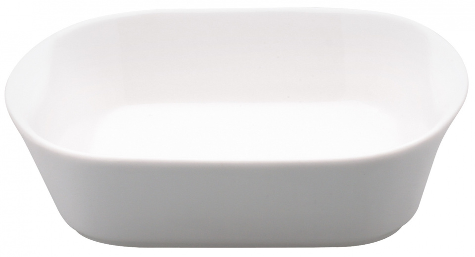 KitchenCraft servírovací tanier 21 x 19,5 x 5 cm porcelánová biela