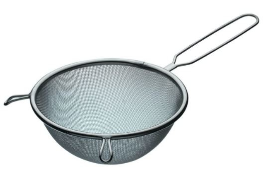 KitchenCraft site 16 cm jemné oká nerez strieborná