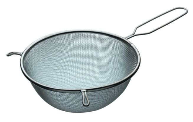 KitchenCraft site 20 cm jemné oká nerez strieborná