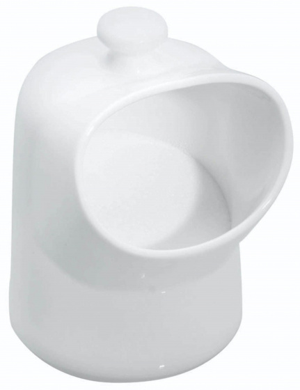 KitchenCraft soľnička 10,6 x 15,7 cm porcelánová biela