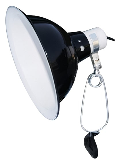 Komodo výhrevná lampa Dome 21 x 180 cm 150W hliníková čierna