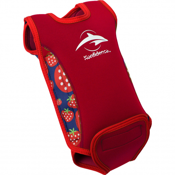 Konfidence wetsuit BabyWarma Strawberry meisjes rood mt 0 6 maanden Konfidence wetsuit BabyWarma Strawberry meisjes rood mt 0 6 maanden