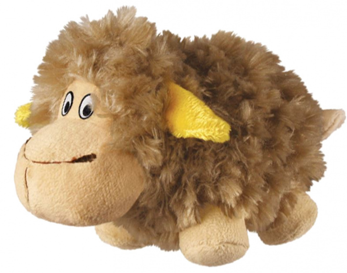 Kong Hračka pre psa Barnyard Cruncheez Sheep plyšová hnedá veľkosť L