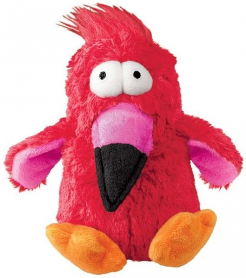 Kong hračka pre psa Dodo Bird 13,6 cm plyšová červená