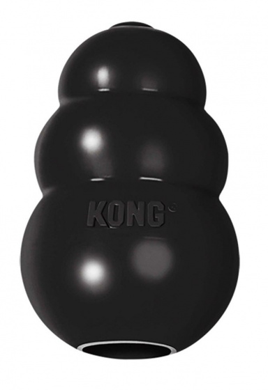 Kong žuvacia hračka Extreme 13-30 kg 9 cm guma čierna