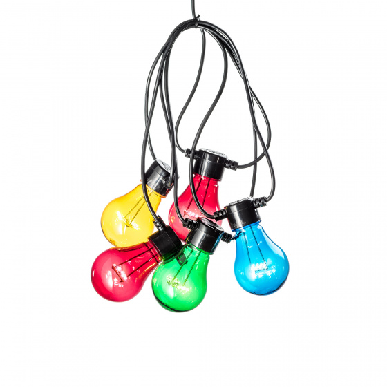 Konstsmide lightchain LED s časovačom 5 m 2W IP44 5 svetiel