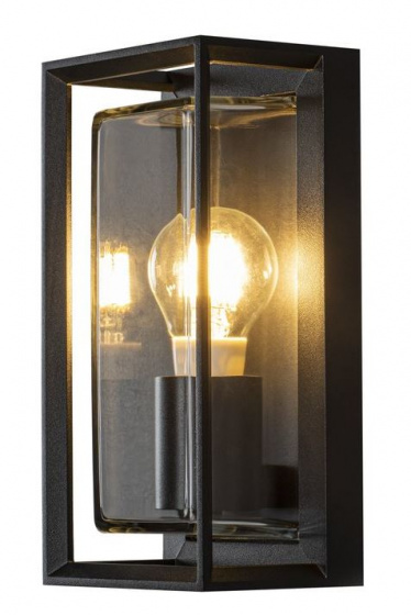 Konstsmide wandlamp Brindisi 26 cm E27 20W aluminium zwart Konstsmide wandlamp Brindisi 26 cm E27 20W aluminium zwart
