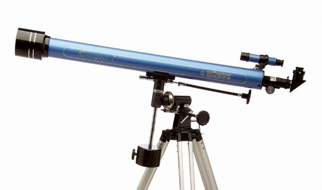 Konus šošovkový ďalekohľad Konuspace-7 oceľ 6 x 90 cm modrý