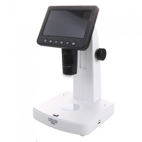 Konus mikroskop Digiscience 10x-300x 5 palcov biela/čierna