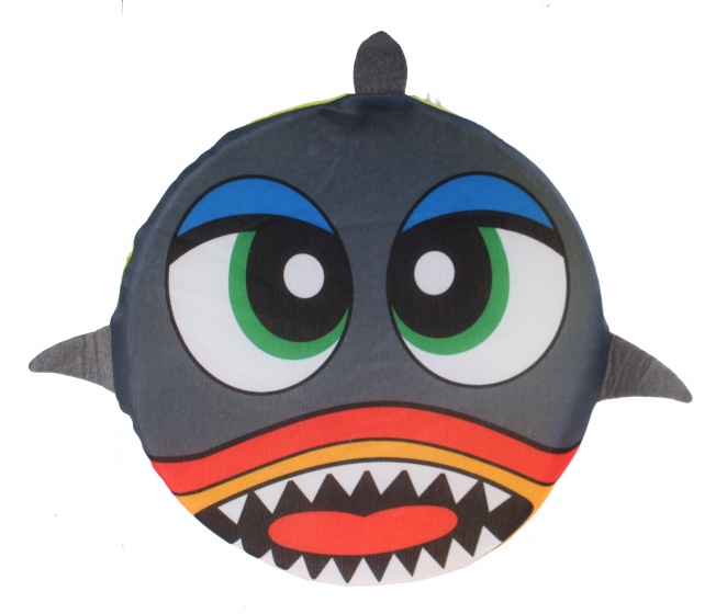 water-frisbee Shark 20 cm grey