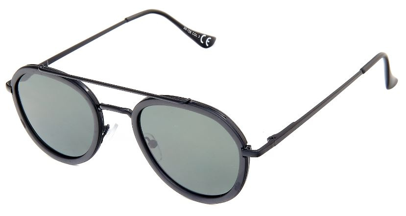 Kost slnečné okuliare 20-126 unisex pilotné čierne/zelené