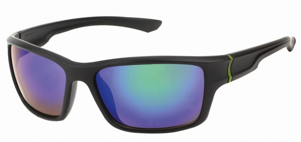 Kost slnečné okuliare 20-253 unisex obdĺžnikové čierne/fialové/modré