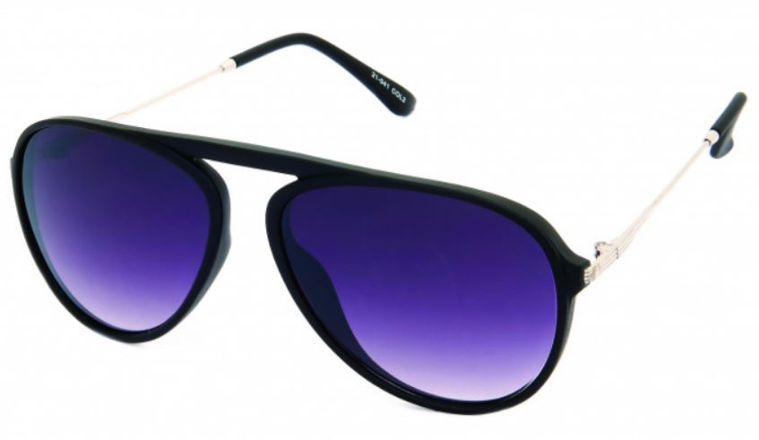 Kost slnečné okuliare 21-041 unisex pilotné strieborné/čierne