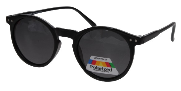 Kost dámske okrúhle čierne slnečné okuliare (PZ20-049)
