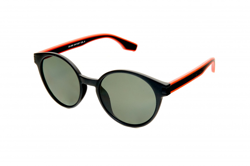 Kost slnečné okuliare Okrúhle unisex šedé/čierne/červené slnečné okuliare 20-209
