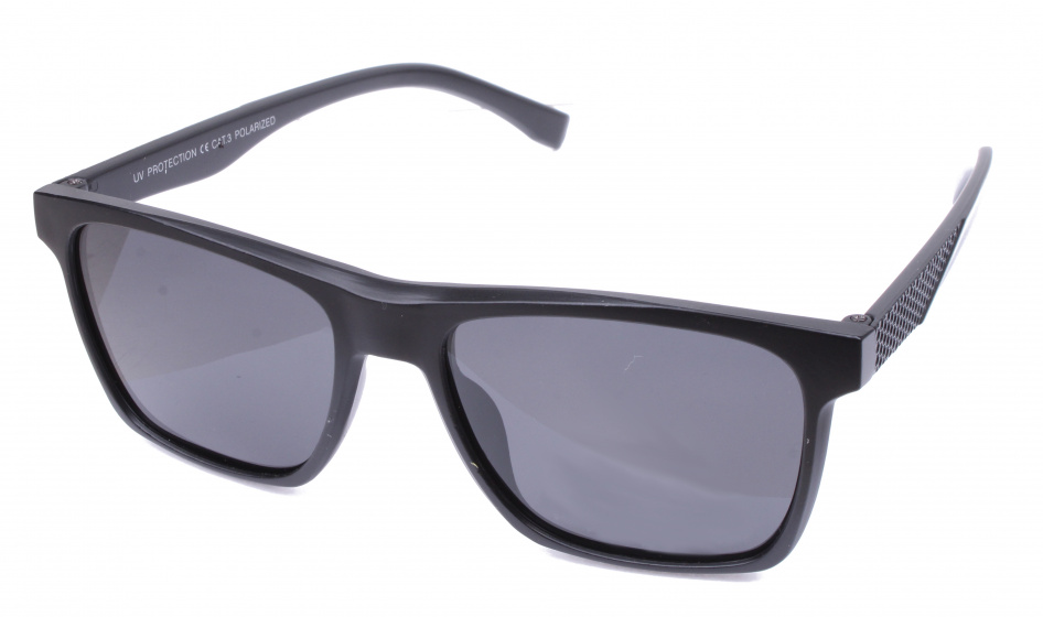 Kost slnečné okuliare unisex polarizované wayfarer čierne (PZ-204)