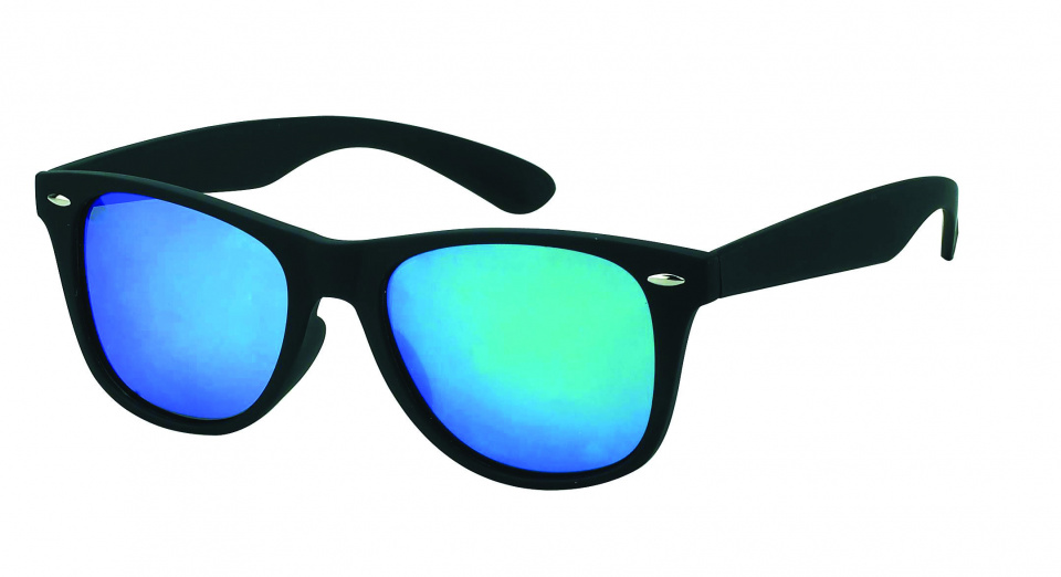 Kost unisex slnečné okuliare wayfarer modro/čierne (PZ20-029)