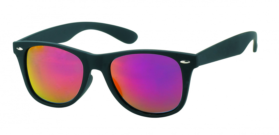 Kost unisex slnečné okuliare wayfarer červeno/čierne (PZ20-029)