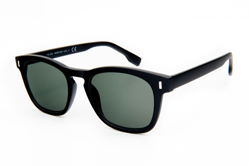 Kost slnečné okuliare Wayfarer unisex zelené/čierne (20-219)