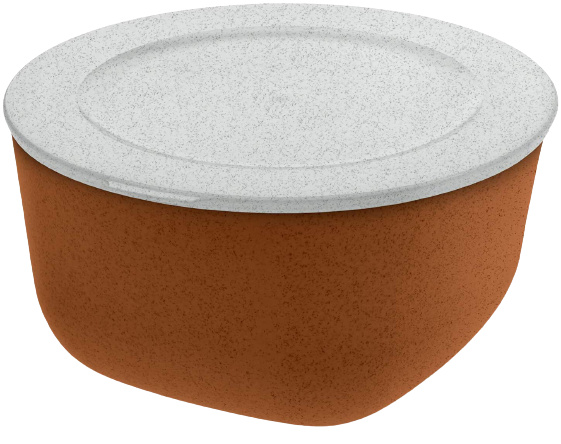 Koziol obedár Connect 2 litre 20,5 cm hrdzavohnedý
