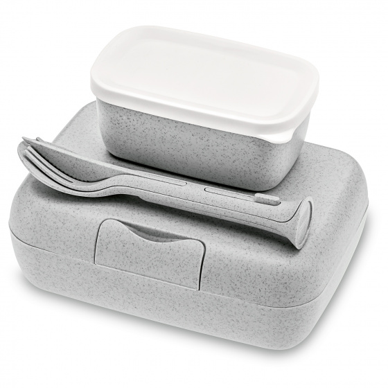 Koziol obedár Candy 19 x 13,5 cm termoplast šedý 3-diel