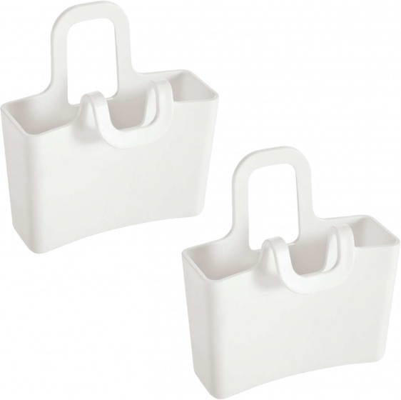 Koziol držiak na čajové vrecúška Lilli 6,6 x 6,2 cm biely 2 kusy