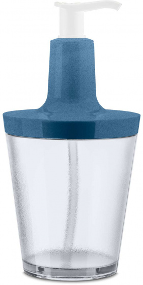 Koziol dávkovač mydla Flow 250 ml modrý/transpar