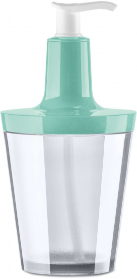 Koziol dávkovač mydla Flow 250 ml tyrkys/transpar