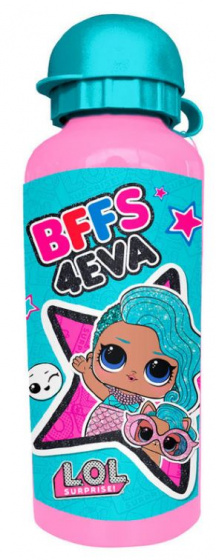 bottle girls 500 ml aluminium blue/pink