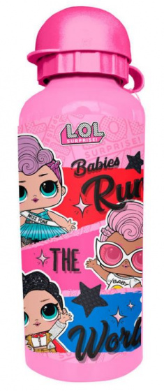 Bottles/bottle girls 500 ml aluminum pink